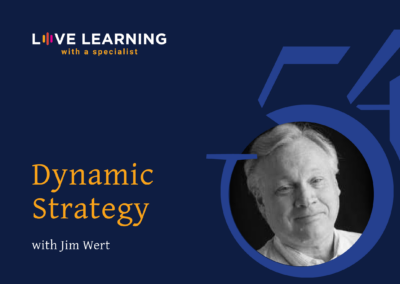 Dynamic strategy: Keeping Your Game Plan Relevant and Updated